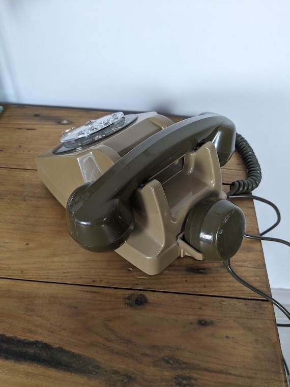 Téléphone cadran beige vintage | Selency