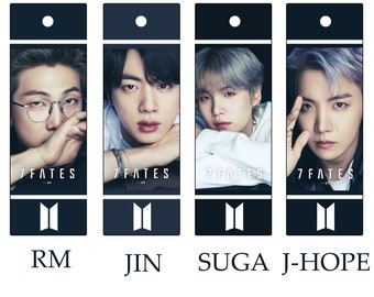 bts bookmark etsy