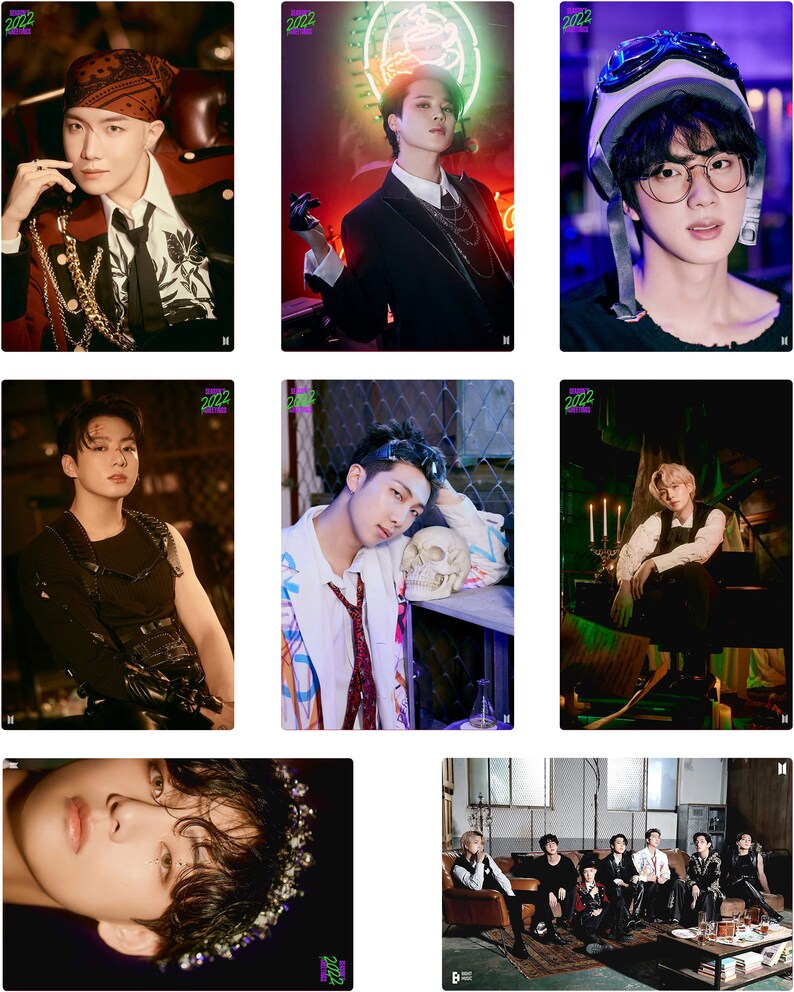 BTS Season's Greetings 2022 Photocards Etsy