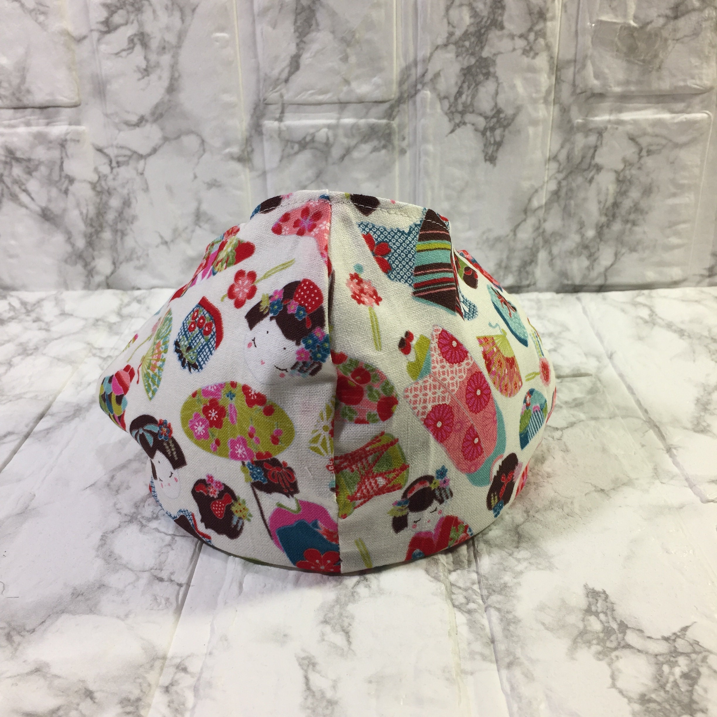 Face mask Japanese pattern Maiko white handmade Made in Japan Etsy