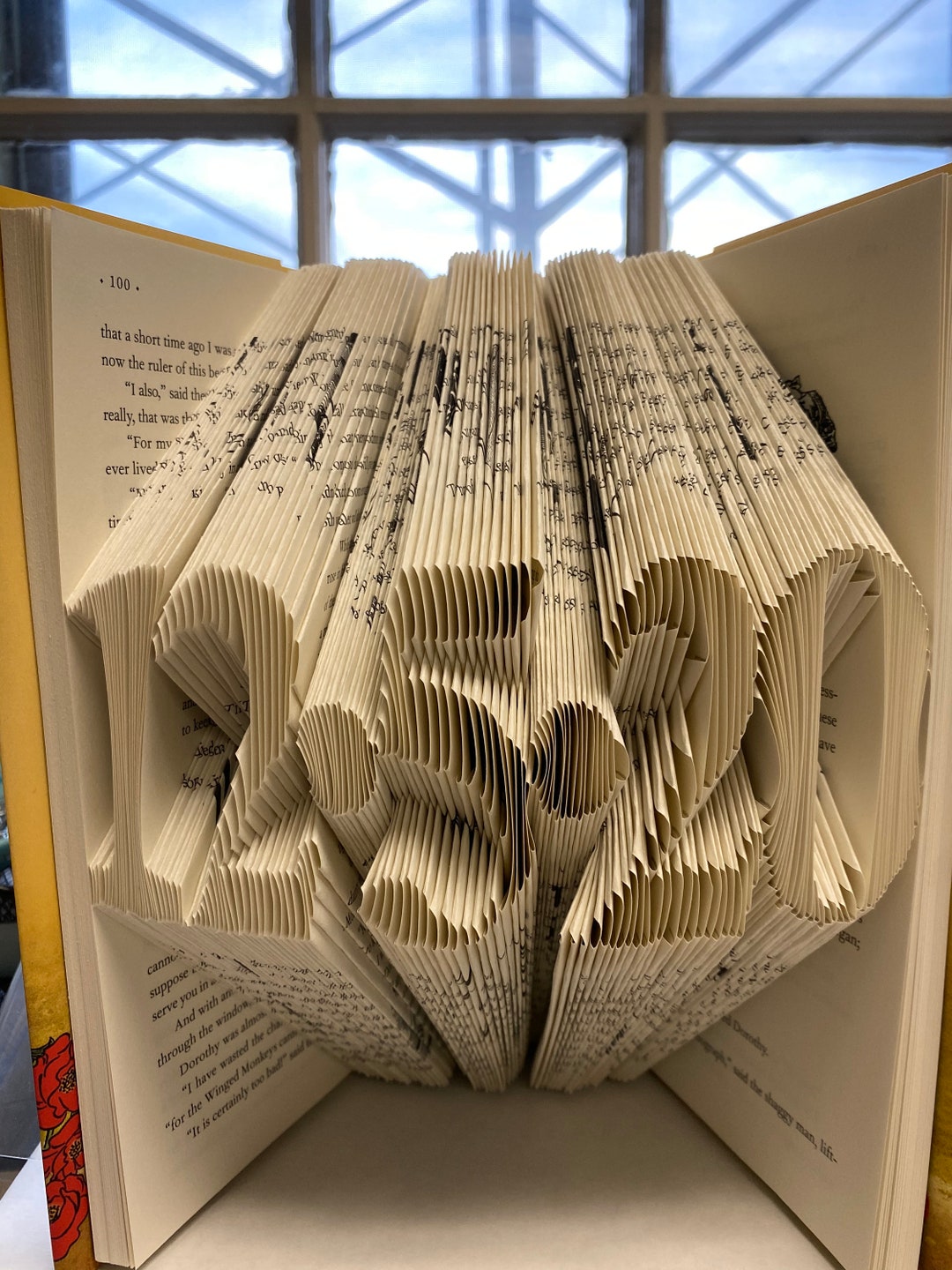 CUSTOM Date Folded Book - Etsy