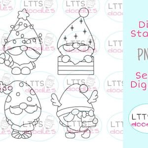 PNG Festliche Wichtel Digi Stempel, Weihnachten Wichtel Digi Stempel, jpg sofort Download Bild, handgemachte Karte, DIY Karten, Geschenkanhänger