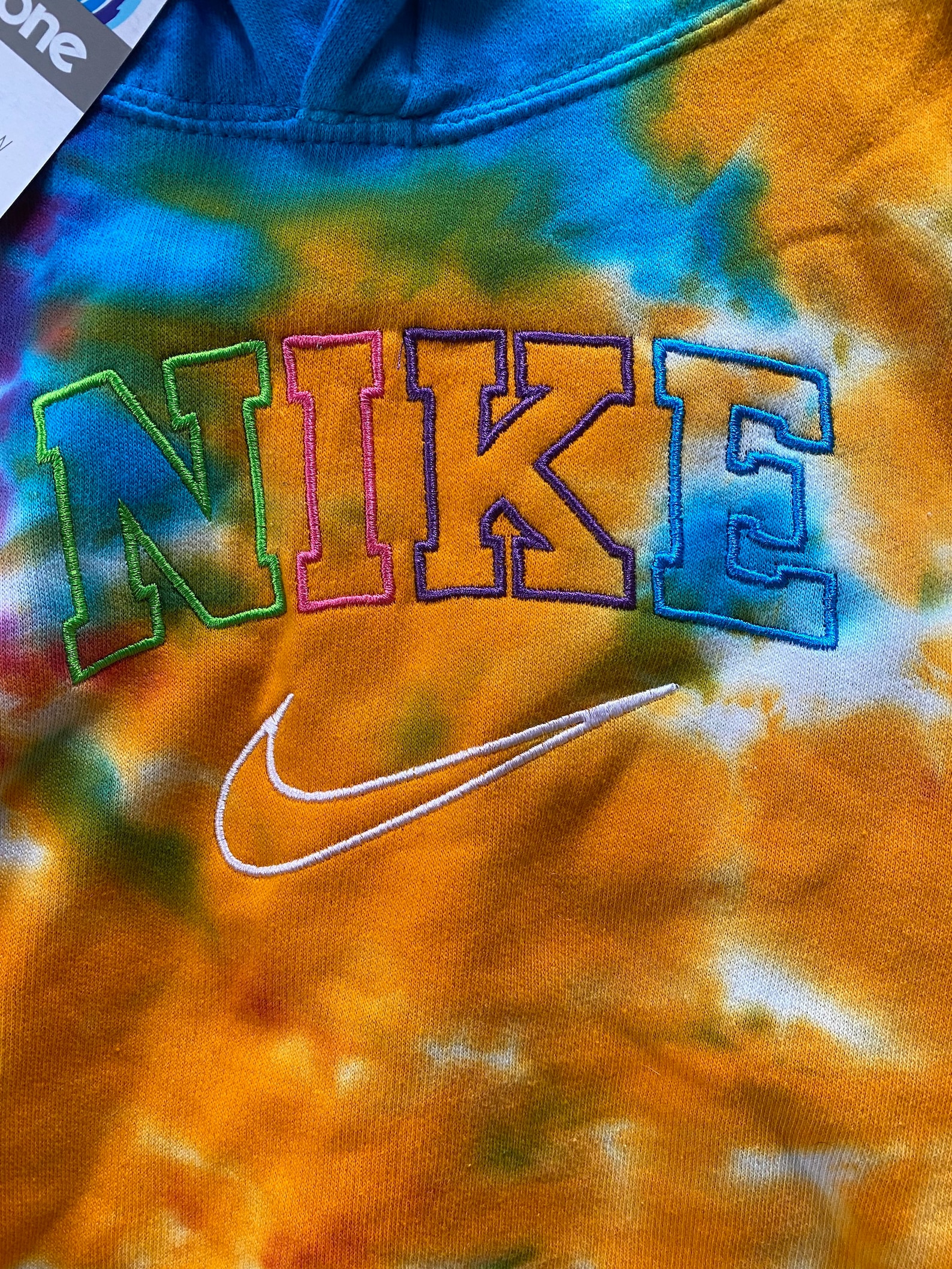 tie dye nike lanyard