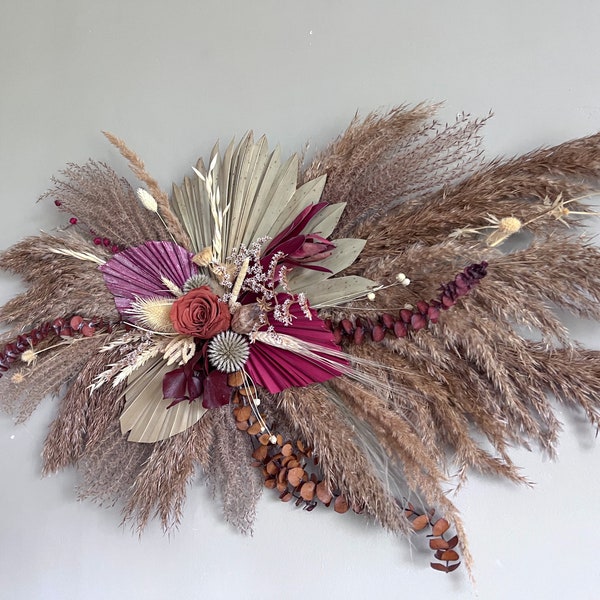 Dried Flower Wall Hanging Etsy