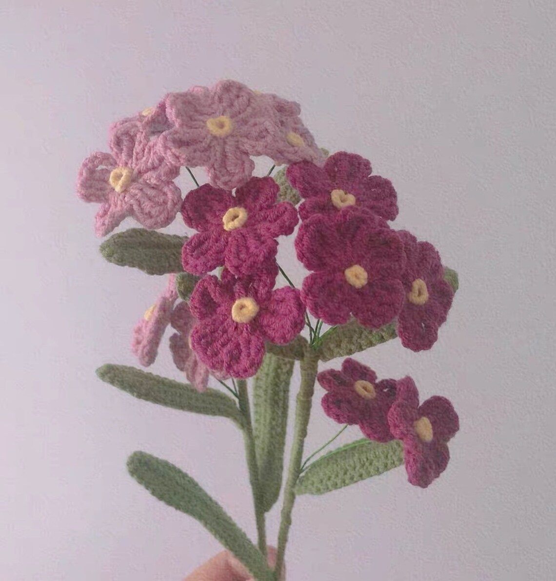 Handmade knitted Flowers Knitted not Knitted Etsy