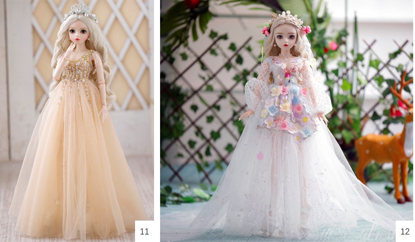 1/3 Bjd Doll Clothes Dress ONE PIECE for 60cm Doll Handmade Etsy UK