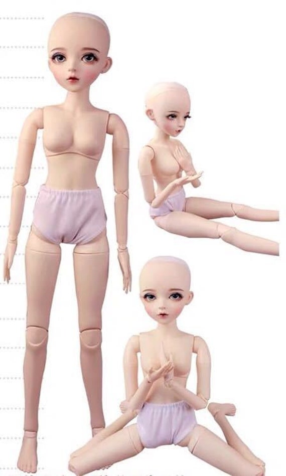 1/3 BJD Doll Joints Movable body Handmade doll DIY make up 60 cm Female