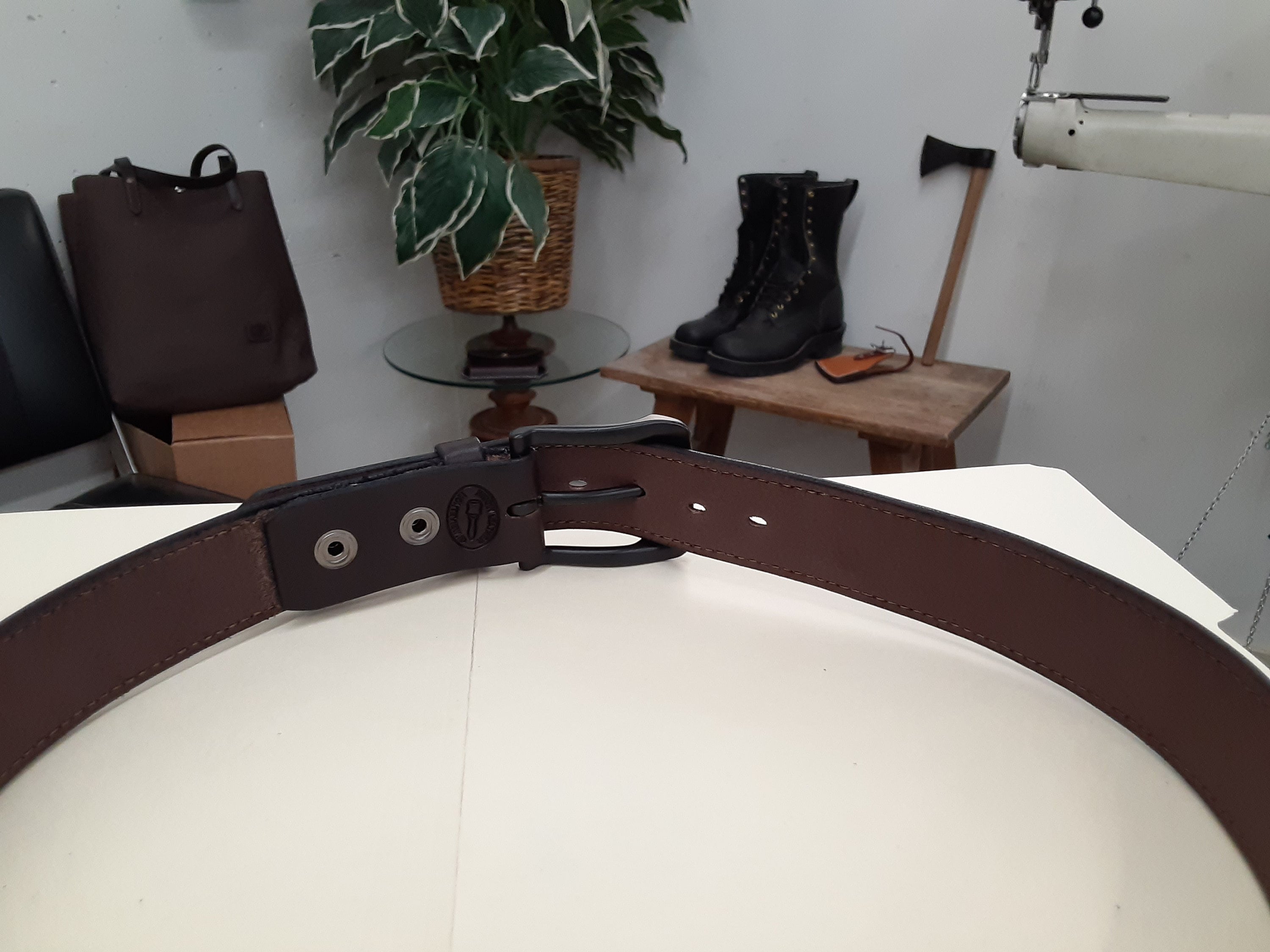 Custom Full Grain Leather Dress Belt. Stitched. Enlish Bridle Etsy