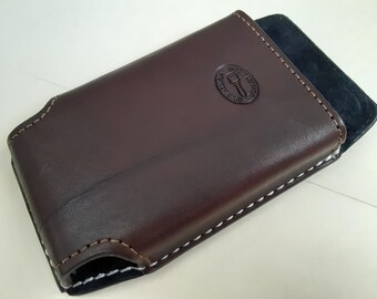 Custom Phone Case | Leather Belt Holster | Vertical Slip Design | U.S.A Made