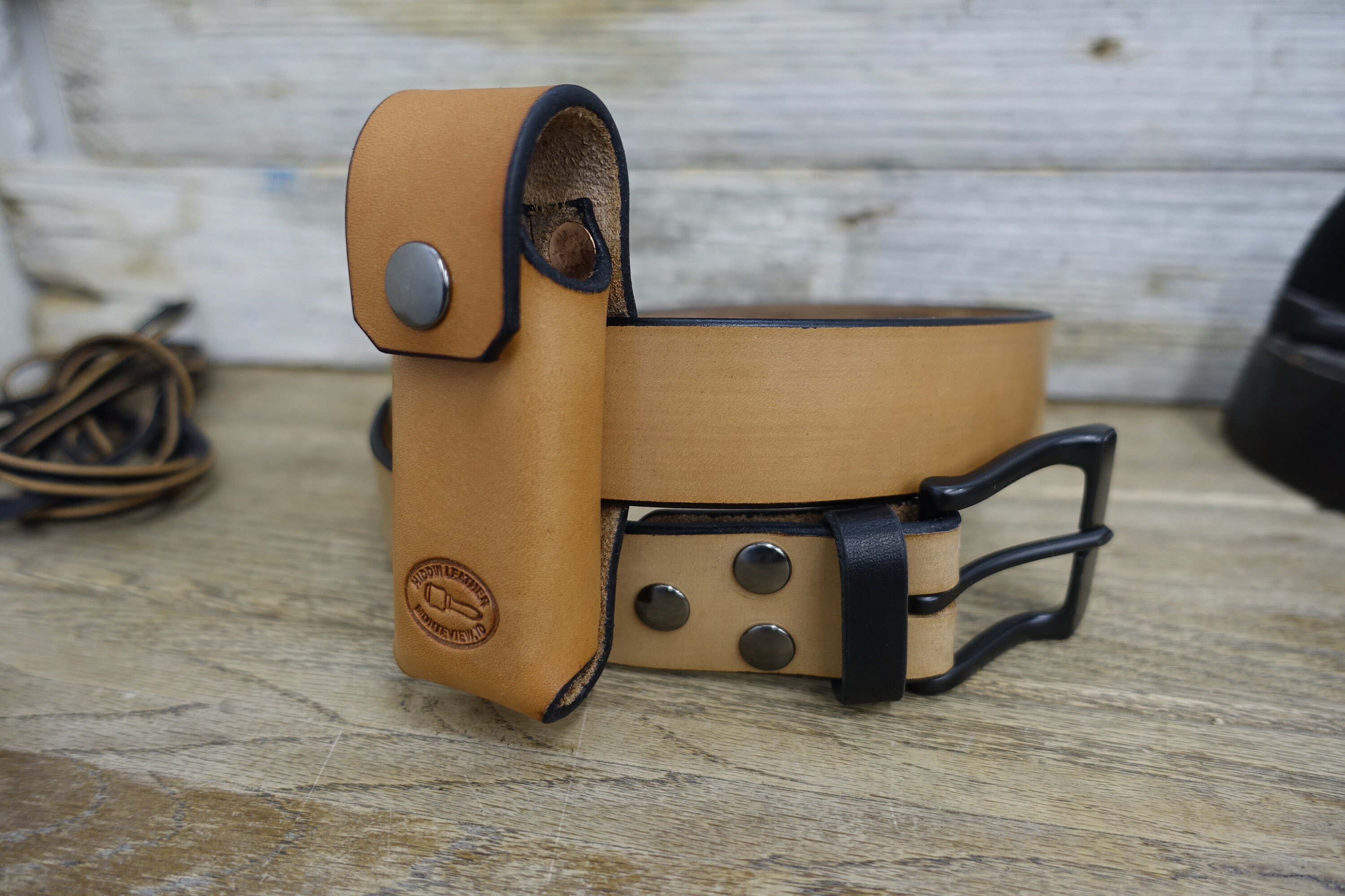 Leather Belt Leatherman Case Sheath Full Grain Real Etsy