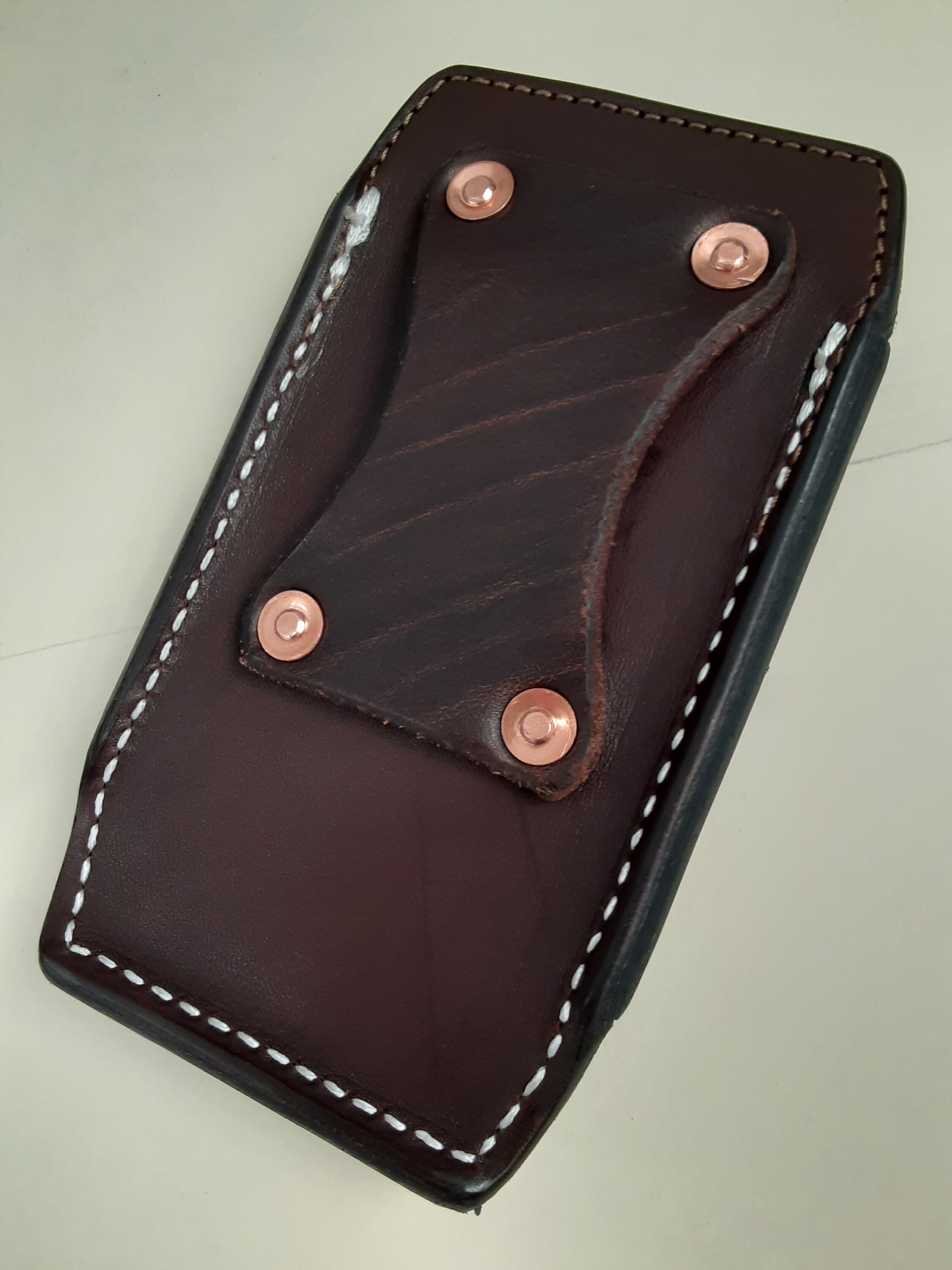Custom Leather Phone Case Belt Holster Vertical Slip Etsy