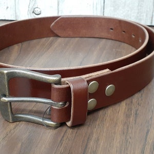 Custom Leather Belt. Men&#39;s Full Grain leather Belt Custom SIZE. 3 COLORS U.S.A. Handcrafted