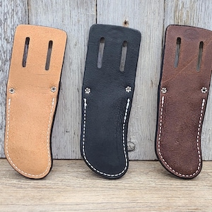 Funda de cuero para alicates Knipex Cobra / Funda de cuero para cinturón EDC (uso diario) 3 TAMAÑOS imagen 6