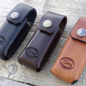 Leather Sheath for Victorinox Swiss Champ Knife | Belt Sheath | Full Grain Leather | Handmade in U.S.A