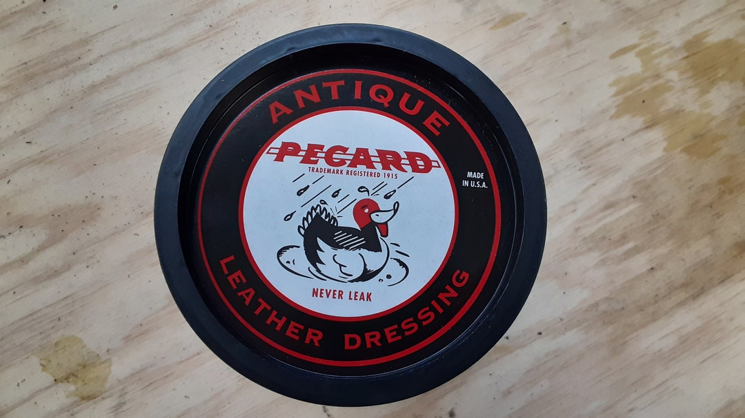 Antique Leather Conditioner Dressing Pecard 6oz Container/ Leather