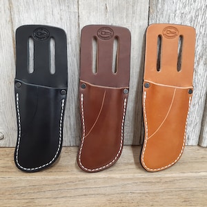 Leather Sheath Knipex Cobra Pliers 6&quot; - 150.  Handmade in USA. Full Grain Leather. Case only, pliers not included.