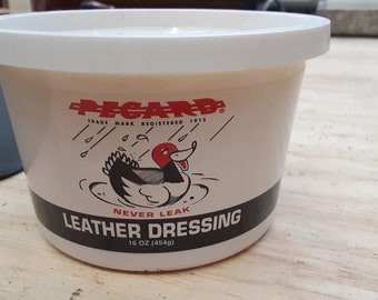 Leather Dressing Pecard. 16oz Container Leather Conditioner. Boot and Shoe Conditioner