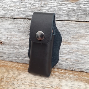Leather Sheath for Leatherman SURGE/SUPERTOOL | Horizontal/Vertical Leather Belt Holster | With Extra Blade Slot