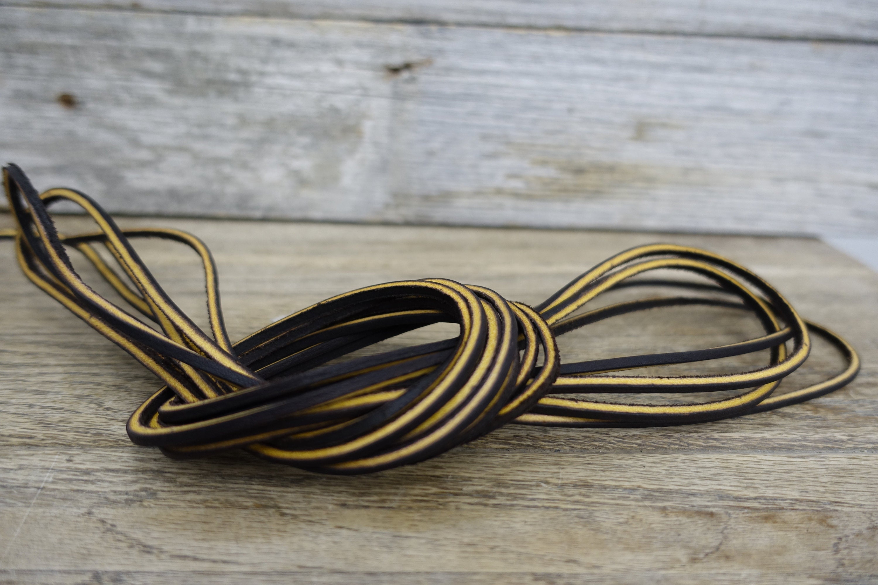 Leather Boot Laces 