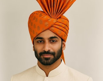 Orange Pagdi For Wedding Functions & Barati pagadi, Safa - Australian business