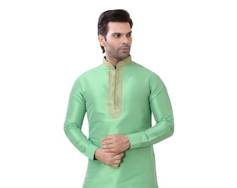 Plus sizes Men's Silk kurta Pajama-Australian business