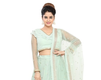 Lehenga Choli in Georgette/Net-Next Business Day Dispatch from Melbourne