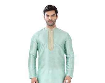Silk Short Kurta Top-Australian Business.