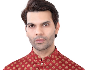 Brocade Silk Kurta Pajama- Next business day dispatch from Australia