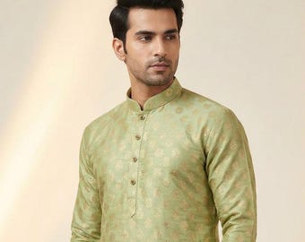 Silk Kurta Set for Men – 2 Piece Traditional Outfit | Wedding & Festive Wear | Australian Business