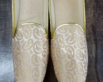 Zapatos Mojari de brocado para hombre - Envío al siguiente día hábil desde Australia