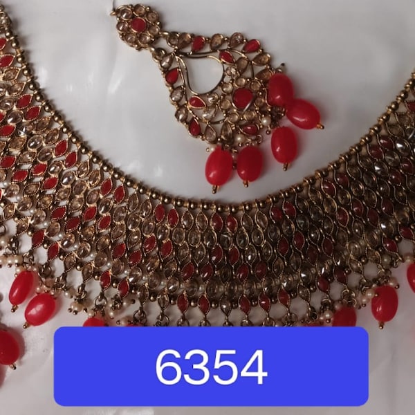 Bollywood Style Bridal Jewellery Necklace set- Australian business
