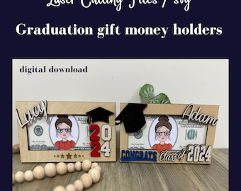 Graduation Money Holder SVG, Graduation Laser svg,Glowforge cut file,cash holder svg,Graduation Laser svg,digital download, gift card svg,