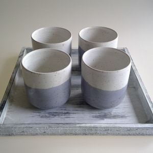 Minimalistischer Keramikbecher ohne Henkel Bild 10