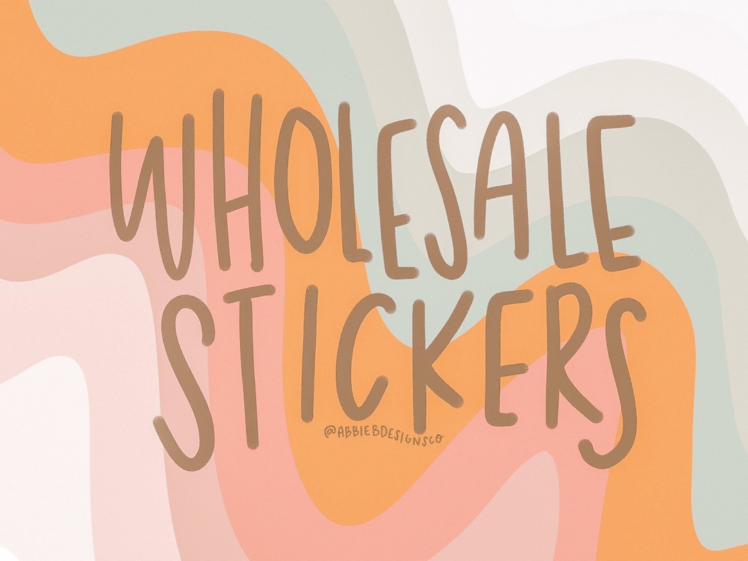 CUSTOM Wholesale Stickers, Die Cut Wholesale Stickers, 3 Inch Stickers