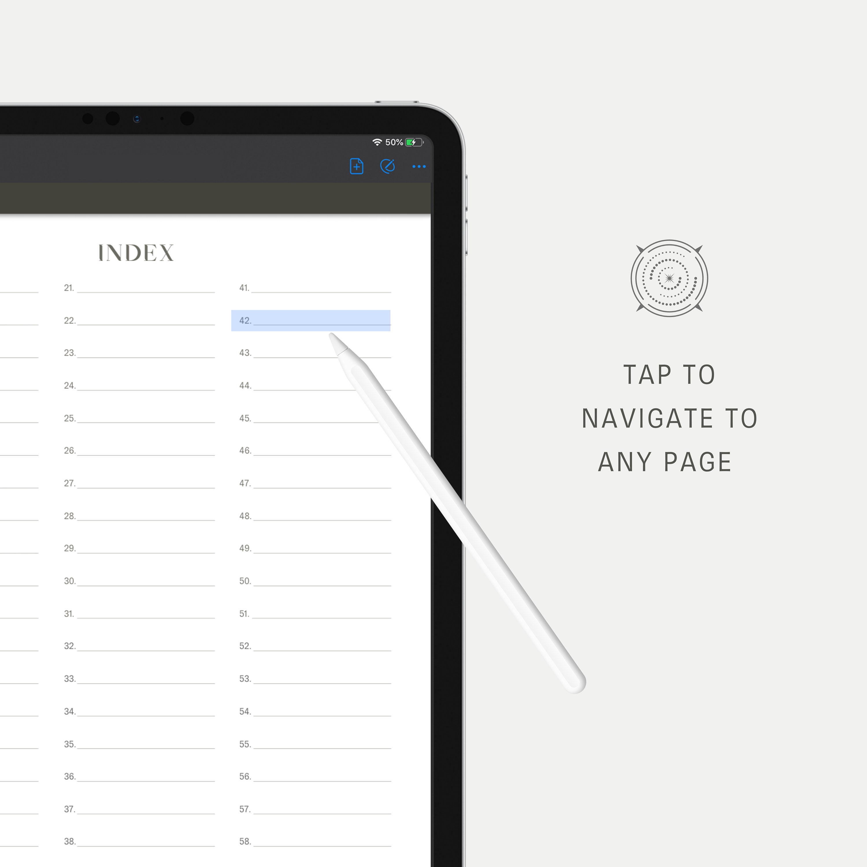 Digital Notepad With Dot Grid Paper Goodnotes Notability Etsy Canada
