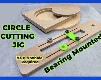 Complete Kit - Plans - 3D Printed parts - Star Knobs and bolts making a flexible Circle Cutting Jig