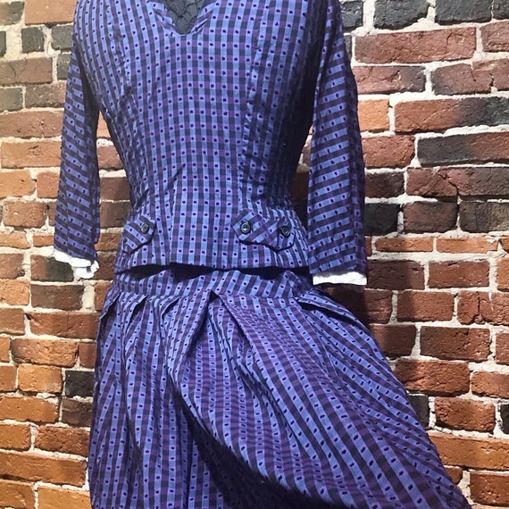 1950s BOBBIE BROOKS Button Down Top & Full Skirt