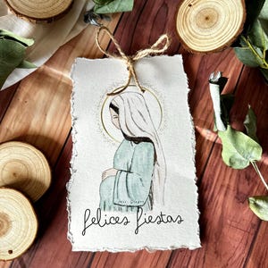 Conjunto de 4 tarjetas de Navidad / 4 postales navideñas / Pack de tarjetas de Navidad / Linda tarjeta de Navidad