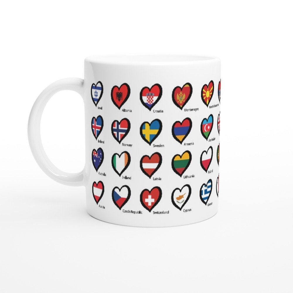 Eurovision 2023 Mug Eurovision Song Contest EU Europe Etsy UK