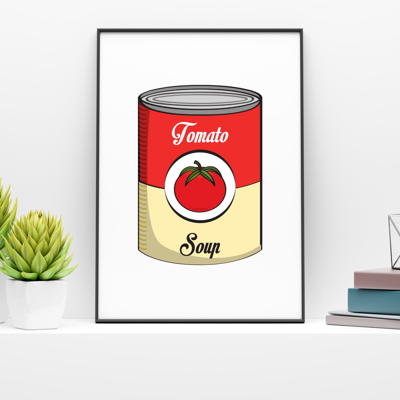 Tomato Soup Can Print Kitchen Print Kitchen Pictures Etsy