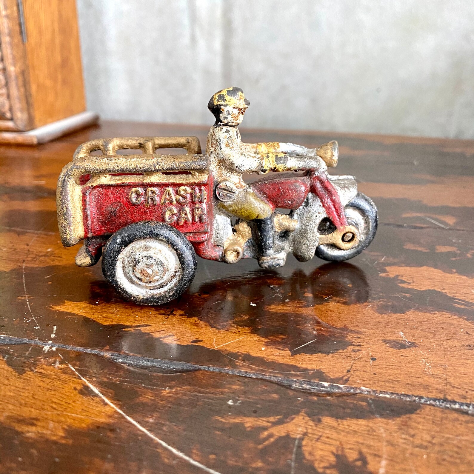 Vintage Hubley Cast Iron crash Car Toy Vintage Etsy UK