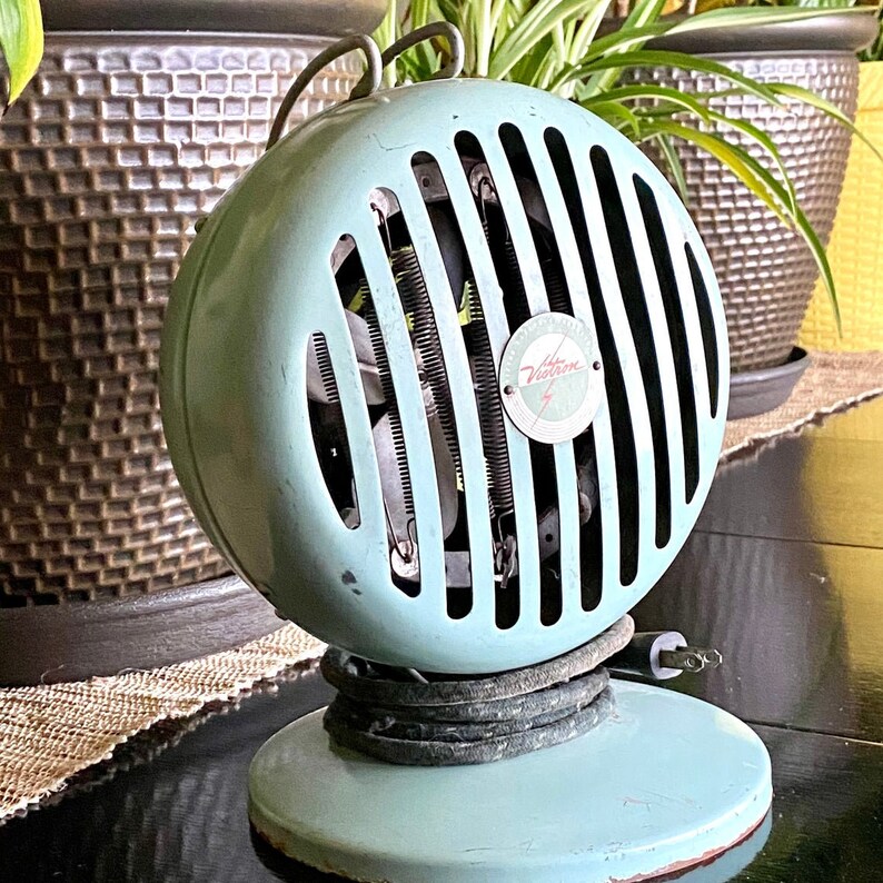 Retro Space Heater Vintage Decor Blue Victron Heater for | Etsy