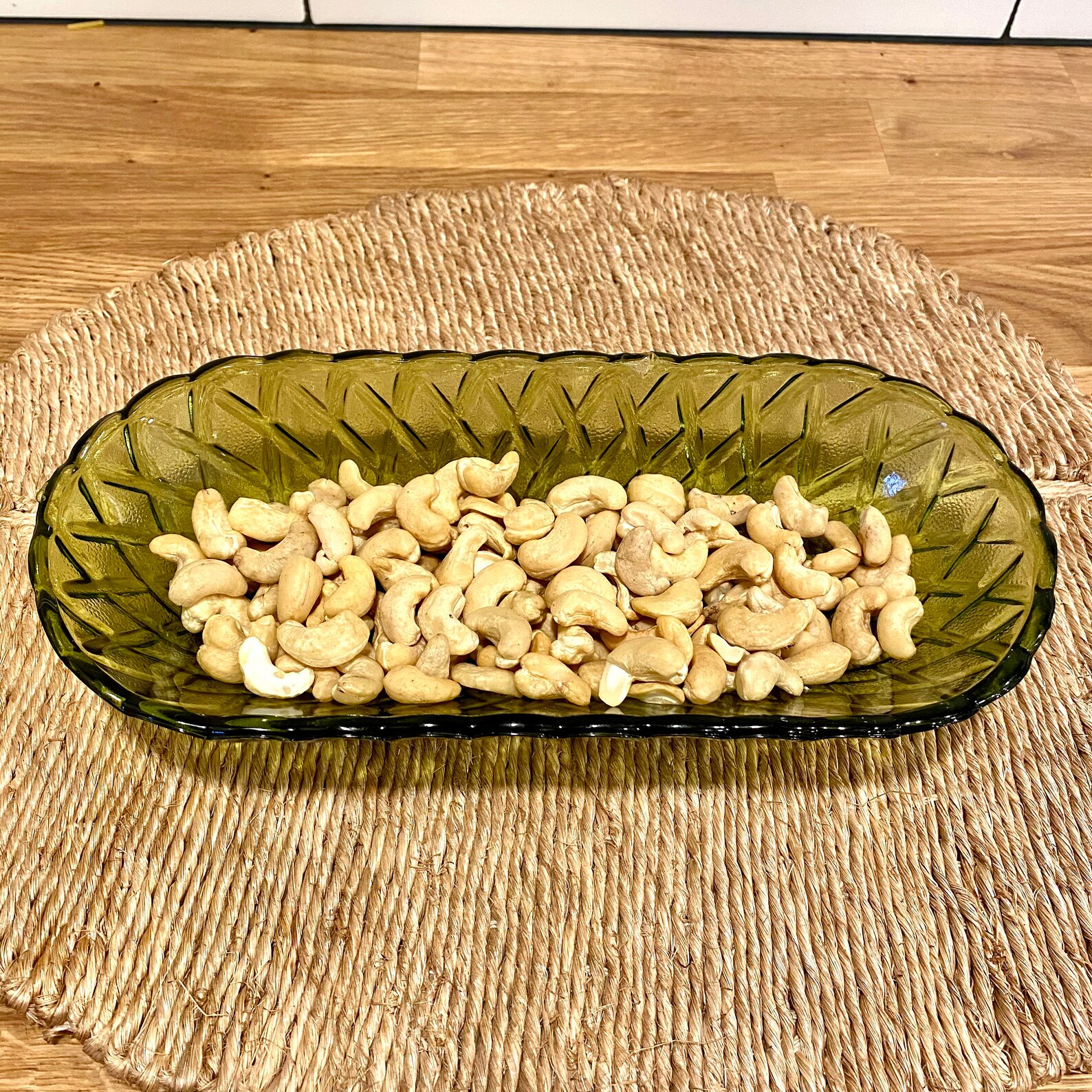 Indiana Glass Bread Basket Serving Dish with Woven Trellis Etsy