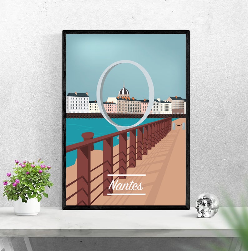 Poster Nantes Quai des Antilles