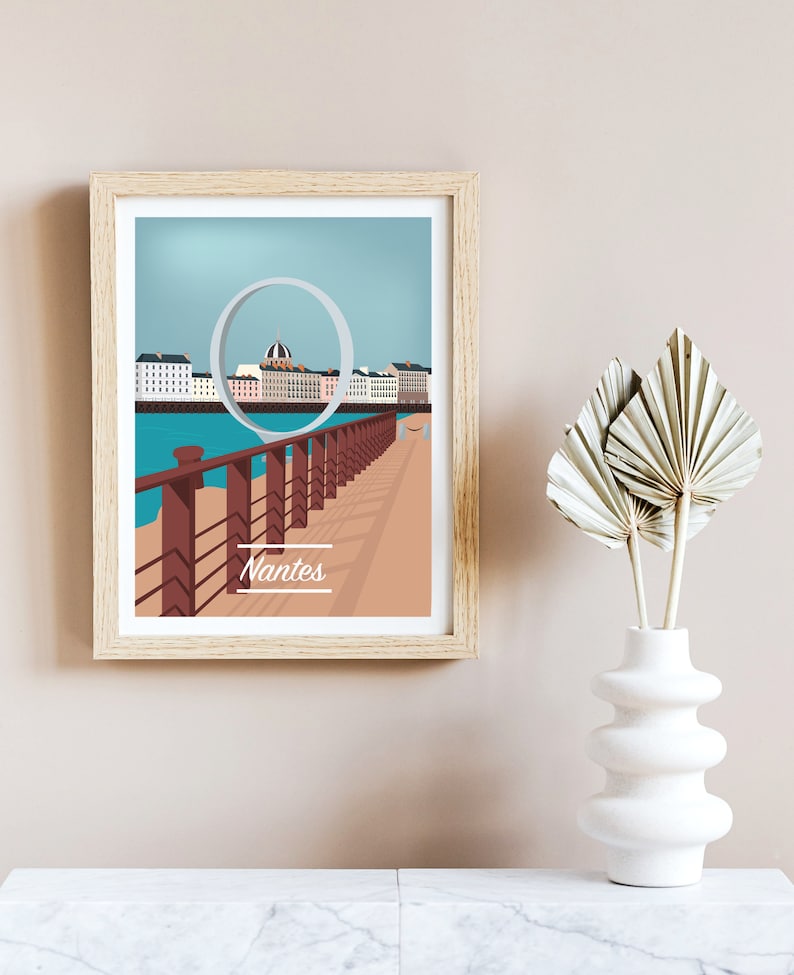 Poster Nantes Quai des Antilles