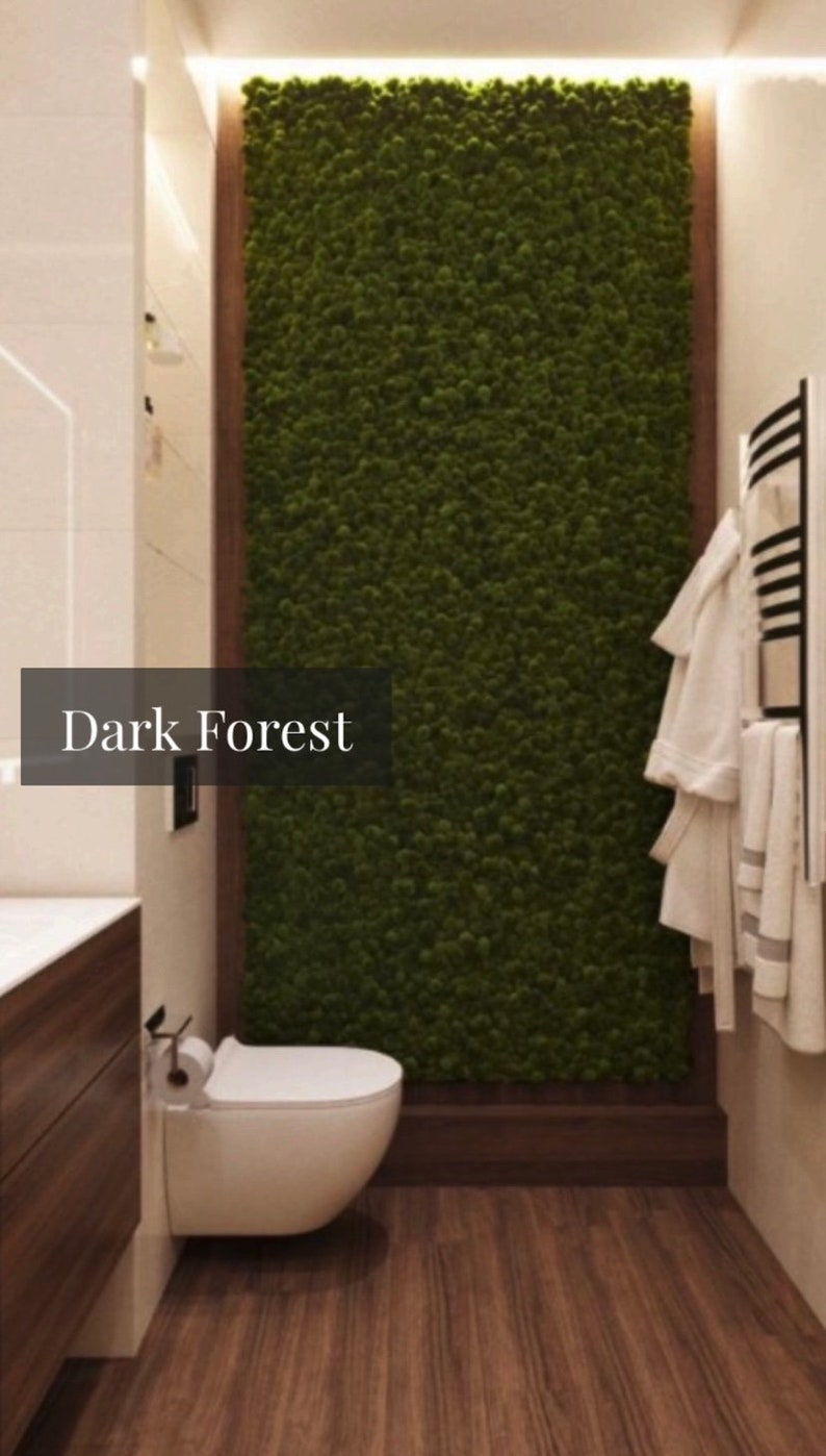 Lebende Wand 19 X 19 19 X 27 Panel Moos Kork basierte Moos | Etsy