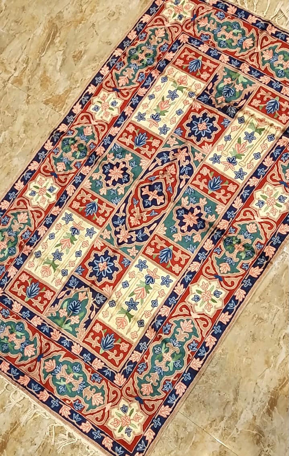 Kashmiri Silk Rugs Kashmiri Carpet Rugs for Bedroom Etsy
