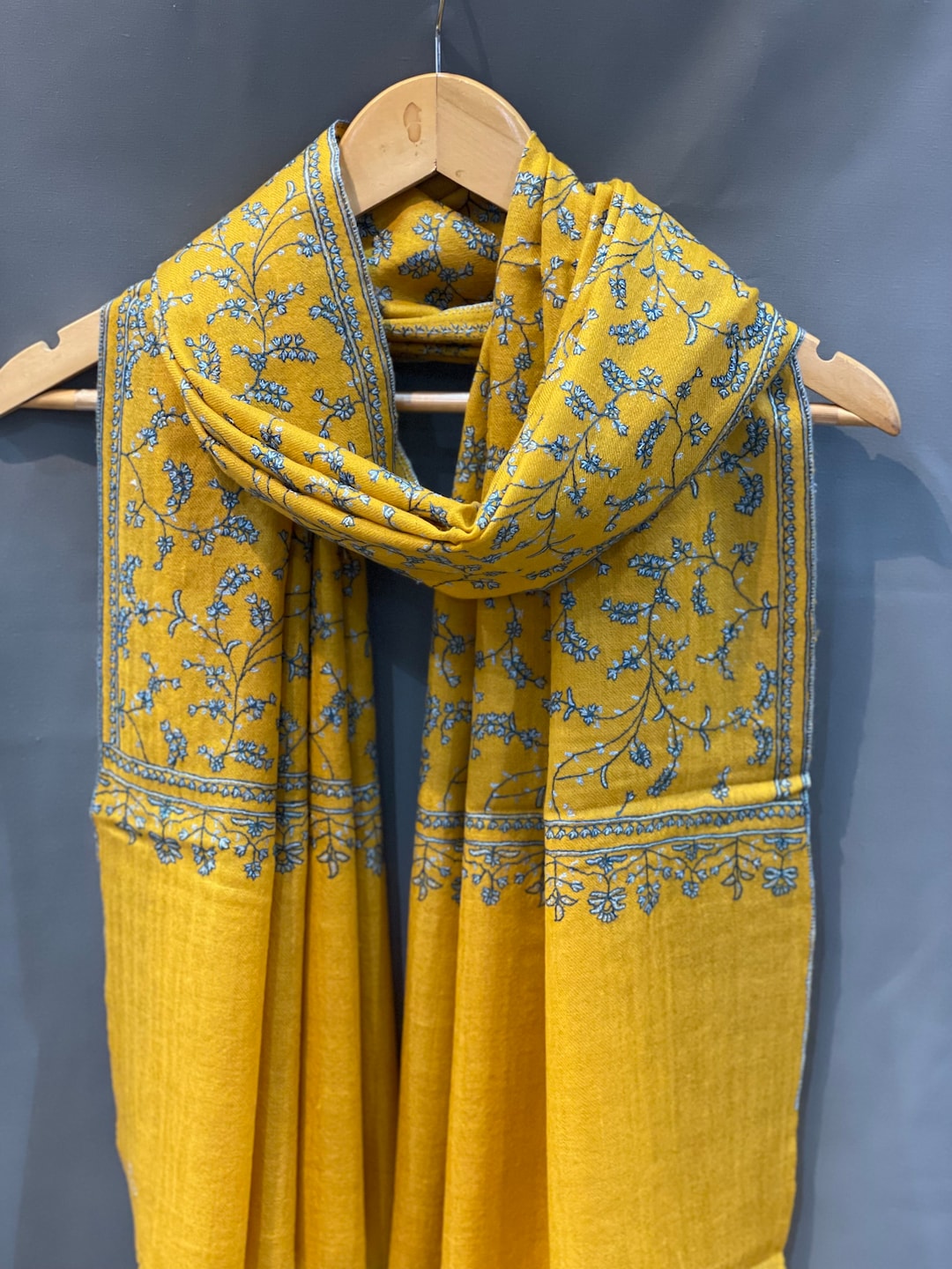 Châle Pashmina En Soie 85% - Motif Géométrique Tricot Torsadé - Couverture écharpe Enveloppante - Neuf Avec étiquettes