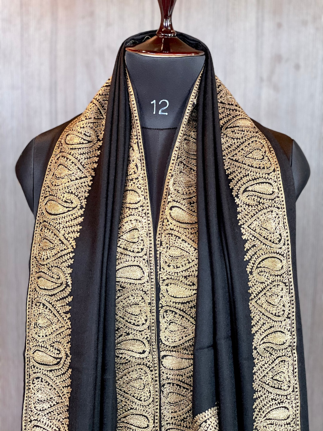 Kashmiri Wool Shawl, Cashmere Shawl, Tilla Shawl, Pashmina Shawl