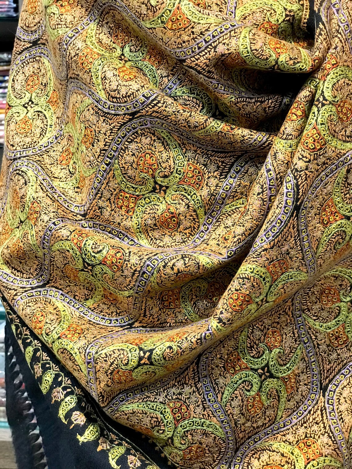 Kashmiri Scarf Kashmiri Pure Wool Shawl Cashmere Wrap | Etsy